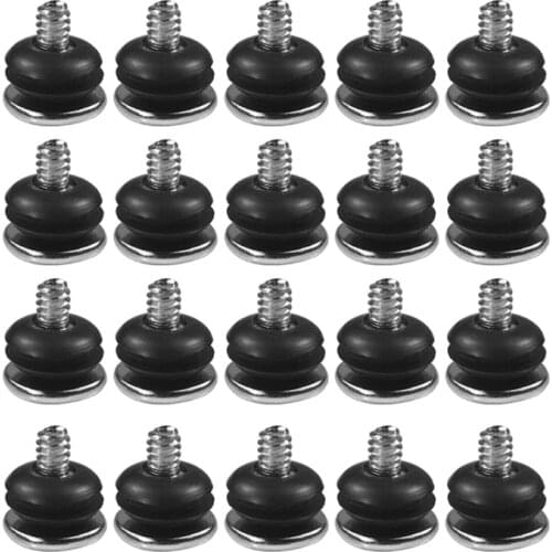20pcs Computer Case Shockproof Screws Shockproof Screws + Shock Absorption 3.5-inch HDD Shock Absorption Screws