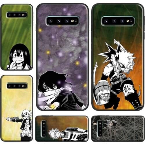 Kirishima Deku My Hero Academia Case For Samsung Galaxy S20 FE S8 S9 S10 Note 10 Plus Note 9 Note 20 S21 Ultra Phone Cover