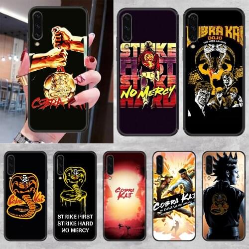 Snake Cobra Kai TV Phone case For Samsung Galaxy A 3 5 7 8 10 20 21 30 40 50 51 70 71 E S 2016 2018 4G black silicone waterproof