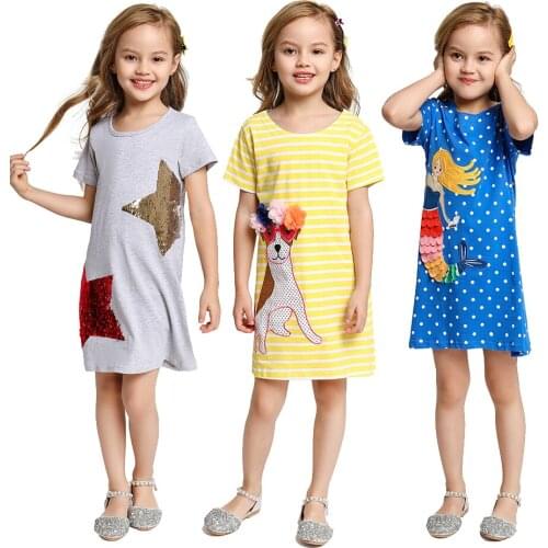 Kids Girls Tulle Dress Unicorn Rose Pleated Skirt Solid Color Pattern Clothing Skirt Cute 2-6T