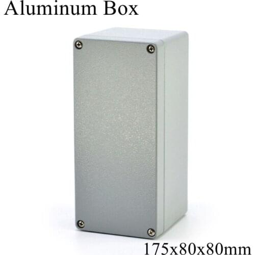 FA20-1 175x80x80mm IP65 Waterproof Aluminum Junction Box Electronic Terminal Sealed Diecast Metal Enclosure Case Connector
