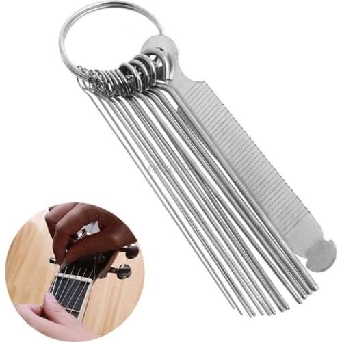 Guitar Nut Slotting File Saw Rods Slot Filing Set Luthier Replacement Accessory Mar Whosale&DropShip