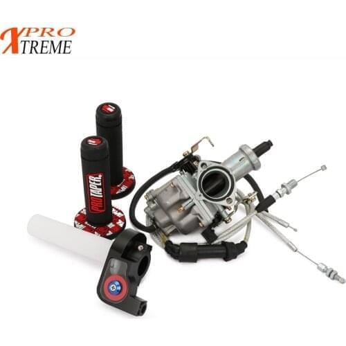 Russian overseas warehouse PZ30 IRBIS TTR250 Motorcycle Carburador For Keihin 30mm Carburetor Visiable Twister Cable grips