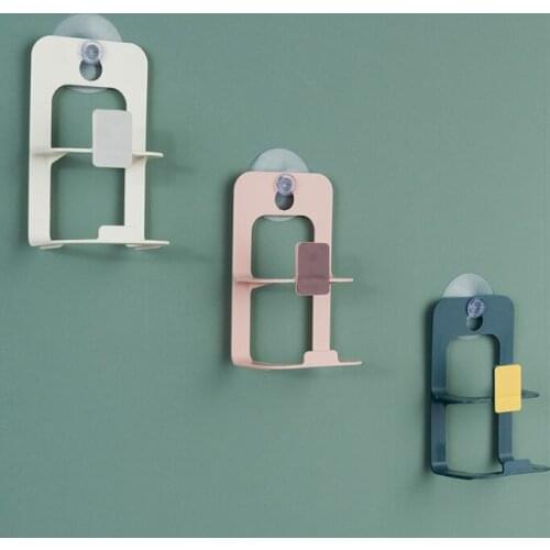 Kitchen Storage Rack Steel Ball Drain Rack Double Suction Cup Rack Plastic Sponge Drain Rack Kitchen Accessories Organizer