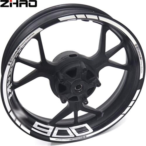 Motorcycle sticker for kawasaki Z900 z900 Motorcycle Rim Strips Waterproof Reflective Stickers Wheel Decals