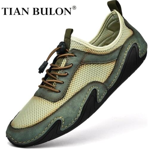 Leather Men Casual Shoes Breathable Designer Sneakers Men Luxury Brand Men Loafers Classic Moccasins Driving Shoe Zapatos Hombre