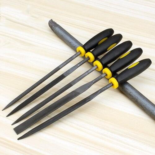 Steel Shovel Set Mini Metal Filing Rasp Needle File Wood Woodworking Metal Grinding Tool Triangle Small Trowel Mini Flat Knives
