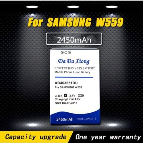 New 2450mAh AB463651BU AB463651BE Battery for Samsung S7070 S5608 S3370 L700 w559 S5628 C3222 F400 M7500 M7600 S3650 S3830 S5600