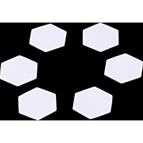 100Pcs Hexagon Templates for Patchwork Paper Quilting Sewing Craft DIY Six Sizes