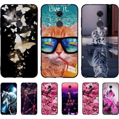 Silicone Case For Xiaomi Redmi Note 5 / Redmi 5 Plus Soft TPU Cover For Xiaomi Redmi Note5 Back Phone Shells for redmi 5plus Bag