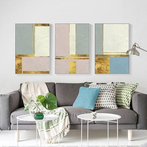 Modern abstract geometry posters canvas pachira macrocarpa Home decoration Jinpo paintingt No frame Canvas Printings Cus