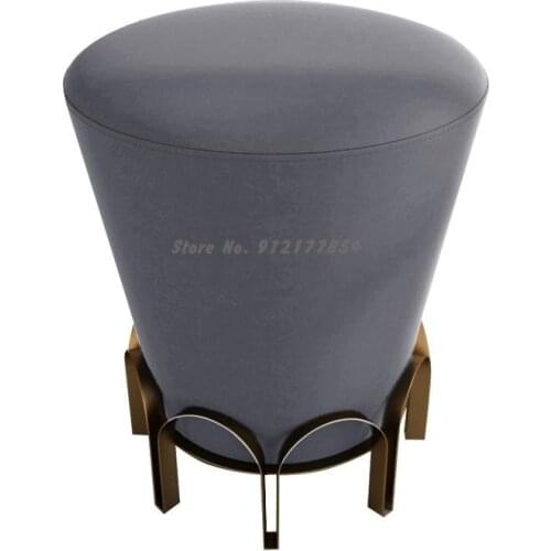 Makeup stool round stool bedroom dressing table light luxury net red ins wind Nordic small chair simple makeup stool dressing st