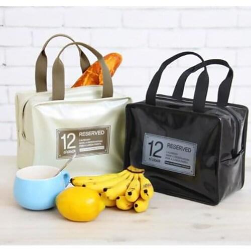 Fashion Korean Thermal Lunch Bag For Women Kids Children Portable Picnic Hiking Waterproof Breakfast Food Storage Bag