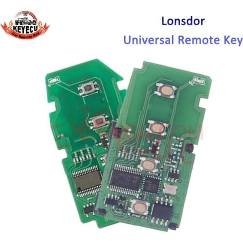 KEYECU Lonsdor Smart Universal Remote Key 8A Support Renew Rewrite for Toyota Camry Alphard RAV4 for Lexus for K518 KH100 TOOL