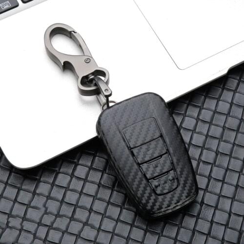 High quality New Soft ABS car key case Full cover For Toyota Prius Camry Corolla C-HR CHR RAV4 Prado 2018 Accessories keychain