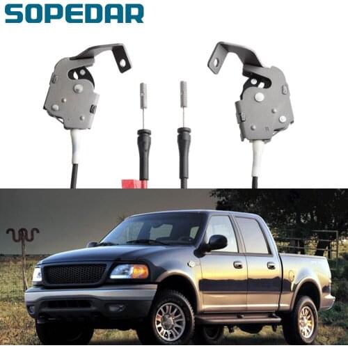 2PCS Rear Driver Side Door Upper Latch Lock For Ford F150 F250 1997-2004 6L3Z-18264A26-A 6L3Z-18264A27-A Car Accessories