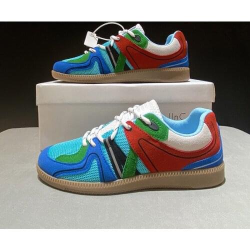 Womens Shoes Mesh Breathable Lace Comprehensive Training Shoes Trend Outdoor Comfortable Walking Shoes Sneakers Tenis Feminino