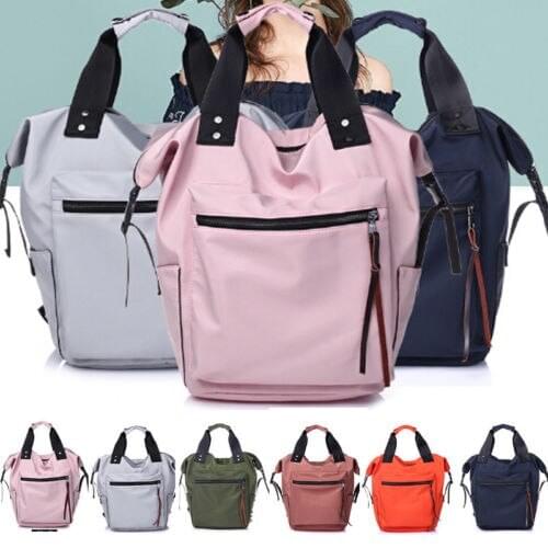 New Women Girl Backpack Rucksack Satchel Laptop Shoulder School Bag Satchel Nylon Multi-Function Female Ladies School Backpack