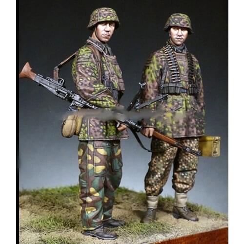 1/35 Resin Model Figure GK ,2 Figure , Unassembled and unpainted kit