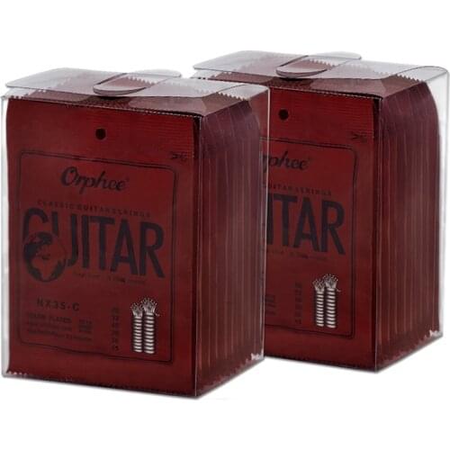 10 Sets Orphee NX35-C Classical Guitar Strings Nylon&Silver Plated Color Wire 1st-6th Strings