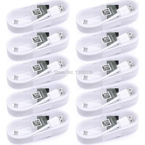 10Pcs/Lot 100% Original 1.5m Micro 5pin USB Fast Charger Cable Data Sync fast charging for Samsung Galaxy S6 S7 Note 4 5 Edge S4