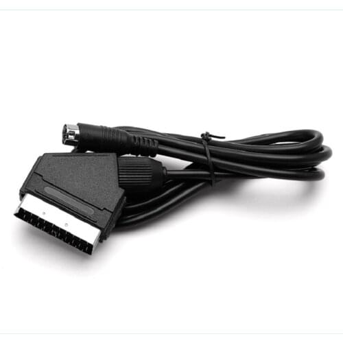 100 PCS RGB Scart Cable for Sega Genesis 2 Mega Drive 2 MD2 Cord AV A/V