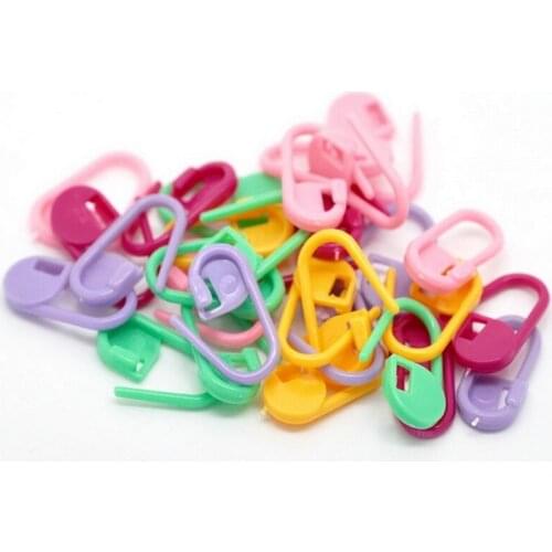 20/50/100pcs Locking Stitch Markers Resin Small Clip Knitting Tools Crochet Latch Knitting Accessories Needle Clip Hook Sewing