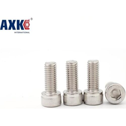 2021 Parafusos Wood Screws 100pcs/lot Metric Thread Din912 M4x30 Mm M4*30 304 Stainless Steel Hex Socket Head Cap Screw Bolts