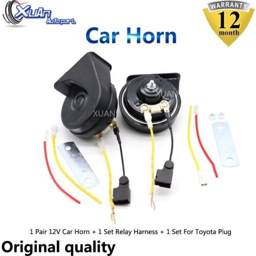 XUAN Car Auto Horn Snail Horn For Toyota LAND CRUISER PRADO COASTER Corolla Camry Vios Highlander FJ Cruiser REIZ PRIUS PREVIA