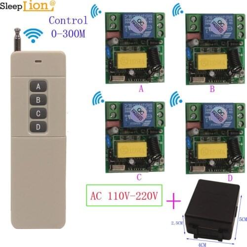 Sleeplion 300M Controller Wireless RF Remote Control Switch 110V-220V Smart Home Appliance Lamp Fan Switch 110V