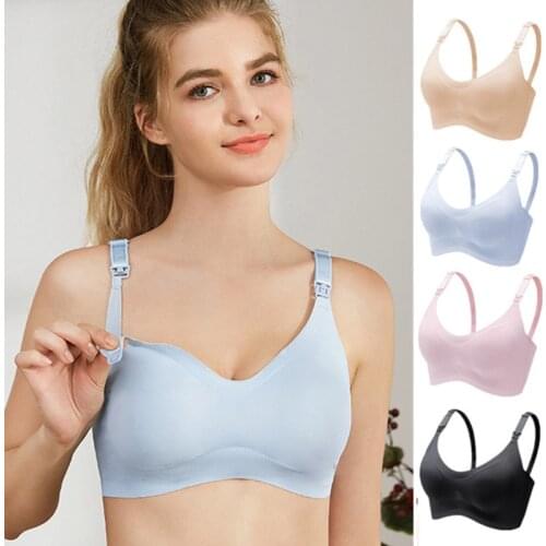 No Trace Maternity Bra Nursing Bras Pregnancy Cothes For Pregnant Women Underwear Breastfeeding Soutien Gorge Lactancia Femme