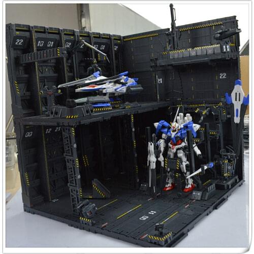 CG Gundam Hangar Domain base Scenario building action figure model , ABCDEFGH combination