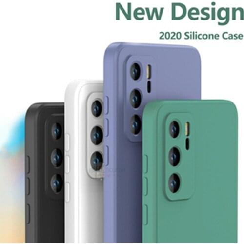 New Original Liquid Silicone Soft Case For Huawei Y6 PRO 2019 Y6 2019 Y7 2019 Y6P Y9 2019 9X 10 PRO 10 PLUS Y9 prime 2019 Coque
