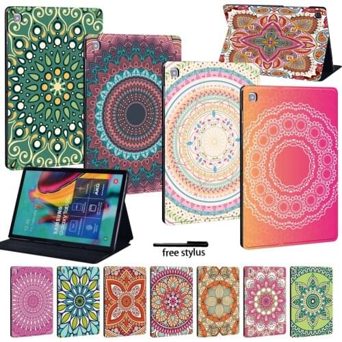 Printing Tablet Case for 8/9.6/9.7/10.1/10.4/10.5 Inch Tablet Adjustable Folding Stand Cover for Samsung Galaxy Tab A/Tab E