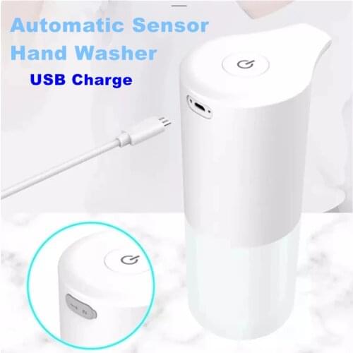 Auto Hand Washer Touchless Liquid Soap Dispenser USB Charge Infrared Sensor Hand Sanitizer Kitchen Bathroom Foam Soap Dispenser