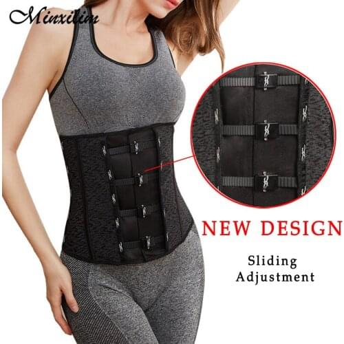 Latex Waist Trainer Shapewear Hollow Out Breath Postpartum Control Body Slimming Belly Abdomen Sheath Modeling Straps Corsets