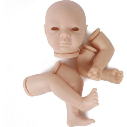 Soft vinyl reborn doll accessories silicone reborn dolls kits vinyl DIY dk-35 unpainted blank Doll Part Unfinished Art Works