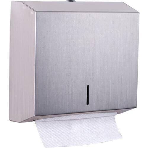 Stainless Steel Tissue Box Wall Mounted Hand Towel Rack Metal Tissue Boxes Bathroom Paper Napkin Holder for Kitchen Handkerchief