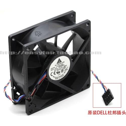 Detla Electronics EFC0912BF 4E55 DC 12V 0.70A 90x90x32mm Server Cooling Fan