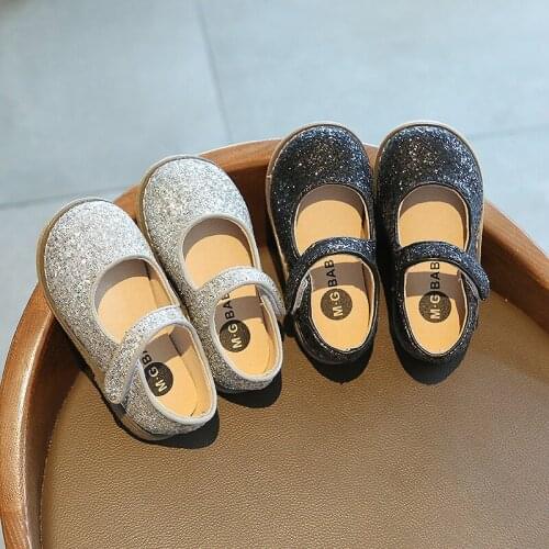Autumn New Kids Girls Bling Bling Shoes
