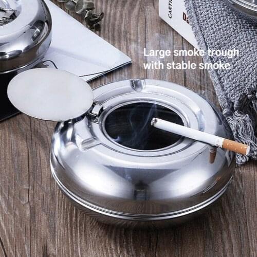 Ashtray Cigarettes Tray Patio Tabletop Office Home Bedroom Yard Decoration Gifts