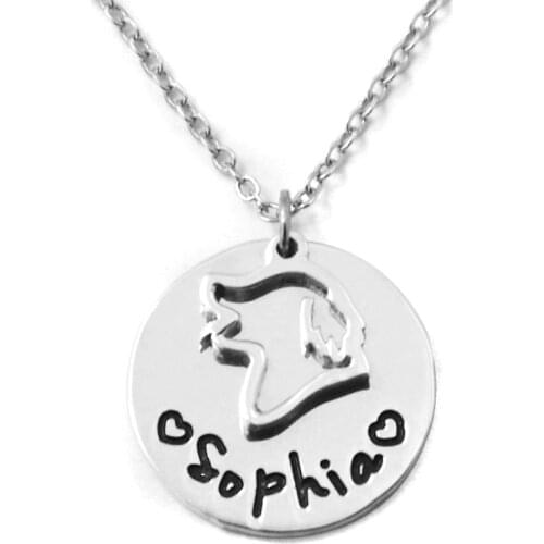 Personalized Dog Necklace,Golden Retriever Pendant Necklace,Custom Dog Name Necklace,Pet Memories Gift for Her