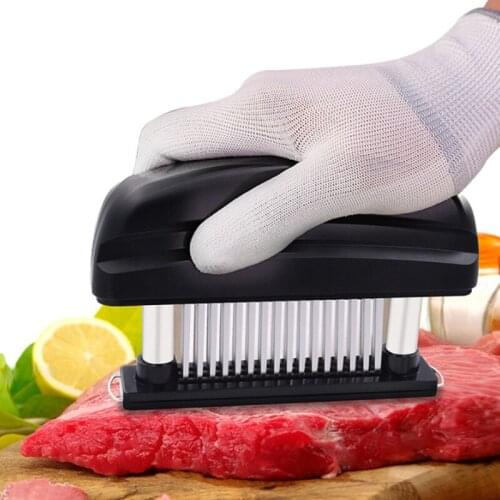 48 Needle Profession Meat Tenderizer Stainless Steel BBQ Meat Steak Tendon Knife Tender Meat Hammer Kitchen Cooking Tools