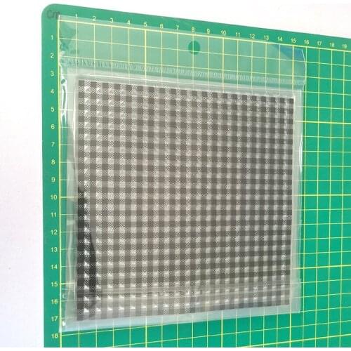 Grid Country Gingham Clear Stamp Transparent Seal DIY Scrapbooking Card Making Clear Silicone Stamp Crafts Supplies 2021 New