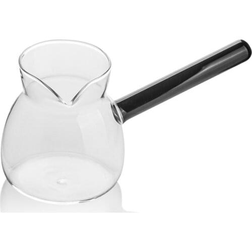 DOLBOVI EWs Glass Coffee Pot 400 ML Colorful Handle Black Coffee maker турка для кофе cafetera