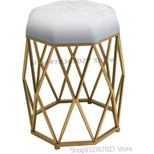 Nordic Ins Makeup Stool Simple Dressing Table Stool Light Luxury Manicure Back Chair Net Red Birds Nest Dressing Stool