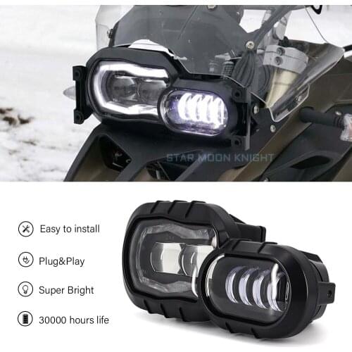 LED Projector Headlight Headlamp Angle eye Daytime running light For BMW F700GS F700 F800GS Adv F800 GSA headlight 2013-2018