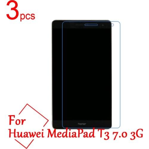 3pcs Ultra Clear/Matte/Nano anti-Explosion LCD Screen Protector cover For Huawei Mediapad T3 10 7.0 8.0 3G WiFi Protective film