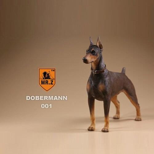 1 / 6 soldier scene accessories Doberman model soldier and dog