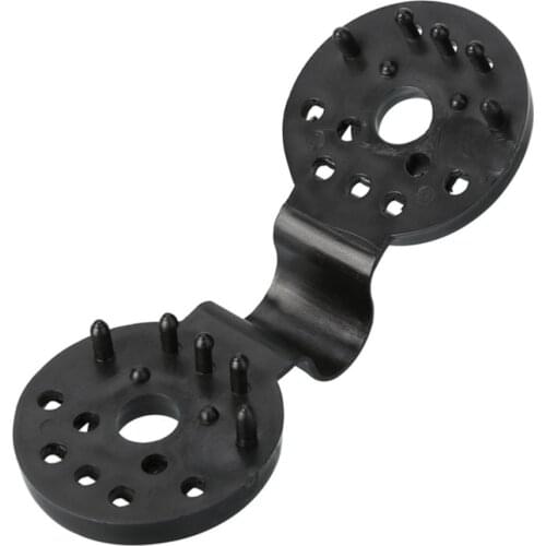 2 Bags 10pcs Sunshade Net Clip Greenhouse Shade Cloth Clips Instant Grommet Fence Shading Net Clips (Black)